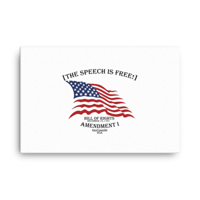 The Speech is Free - Canvas 24×36