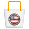 Made Born and Raised in the USA - Beach Bag