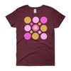 Pink & Gold Dots - Women's short sleeve t-shirt - Gildan