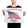 The Speech is Free - Canvas 16×20