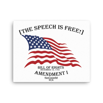 The Speech is Free - Canvas 16×20