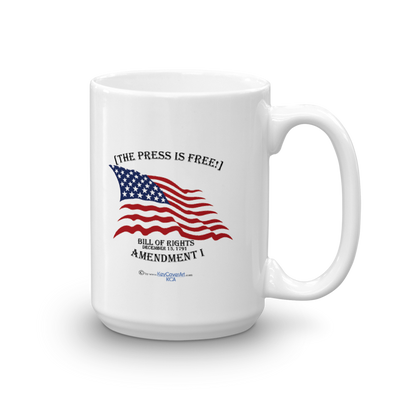 The Press is Free - Mug - made in the USA