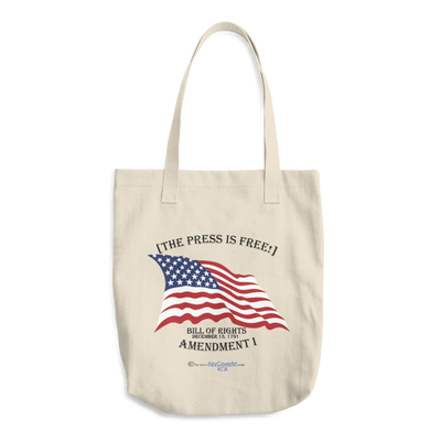 The Press is Free - Cotton Tote Bag