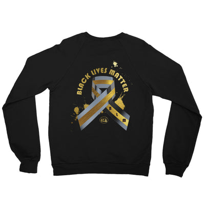 Black Lives Matter - Unisex California Fleece Raglan Sweatshirt