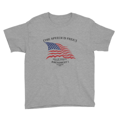 The Speech is Free Youth Short Sleeve T-Shirt