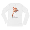 Flamingos - Ladies' Long Sleeve T-Shirt - Bella & Canvas