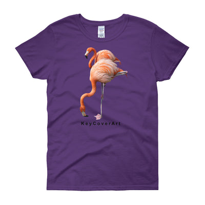 Flamingos - Women's short sleeve t-shirt - Gildan