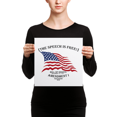 The Speech is Free Canvas
