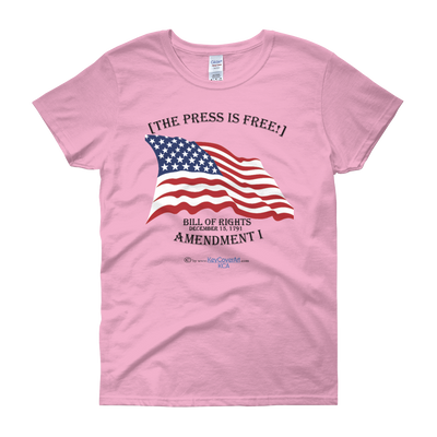 The Press is Free - Women's short sleeve t-shirt