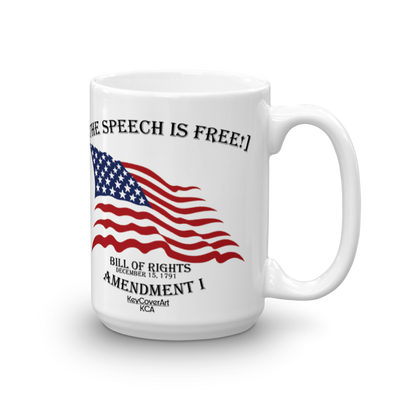 The Speech is Free - Mug - made in the USA