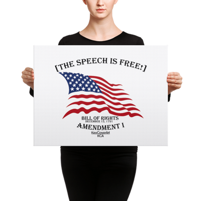 The Speech is Free - Canvas 18×24