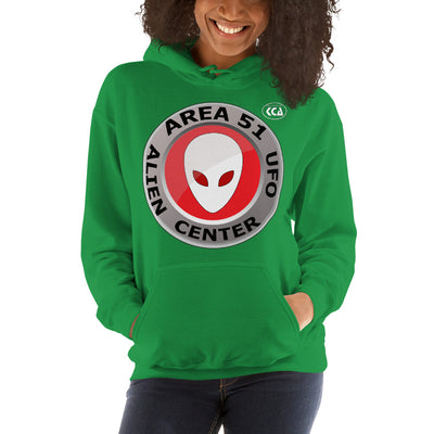 AREA 51 - Alien & UFO Center - Hooded Sweatshirt