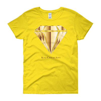 Gold Diamond - Women's short sleeve t-shirt - Gildan