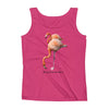 Flamingos - Ladies' Tank - Anvil