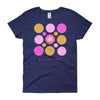 Pink & Gold Dots - Women's short sleeve t-shirt - Gildan