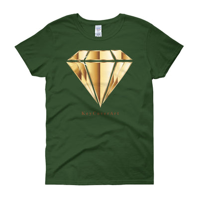 Gold Diamond - Women's short sleeve t-shirt - Gildan