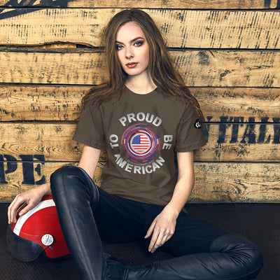 Proud to be American - Short-Sleeve Unisex T-Shirt