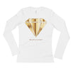 Golden Diamond - Ladies' Long Sleeve T-Shirt - Bella & Canvas
